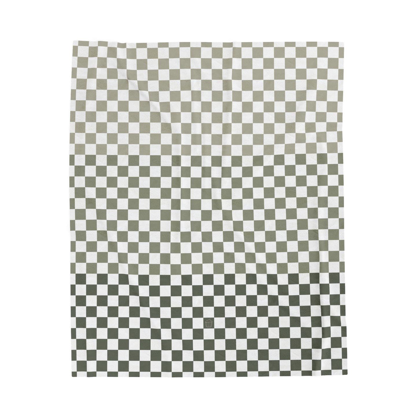 Velveteen Throw Blanket, Sage