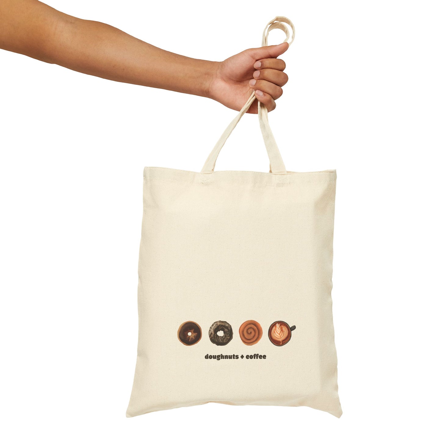 Doughnut Canvas Tote Bag