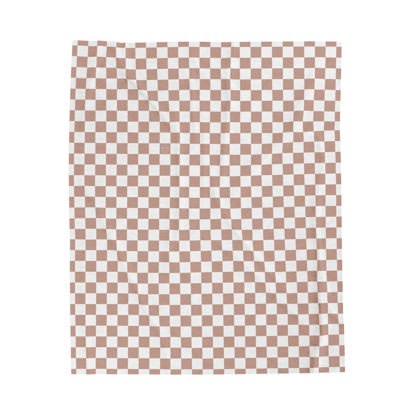 Velveteen Throw Blanket, Mauve Rose