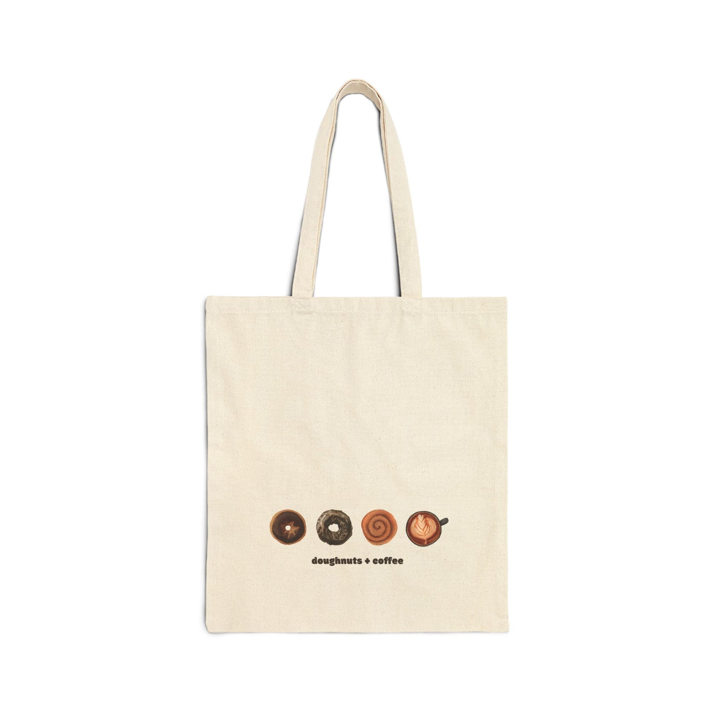 Doughnut Canvas Tote Bag