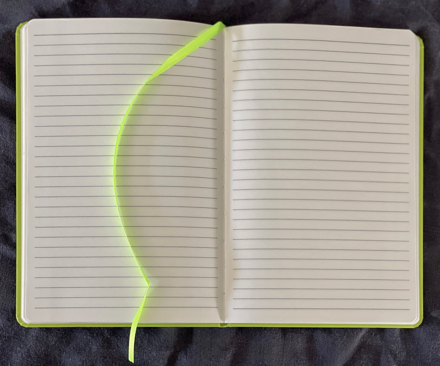 Hardcover Journal, Lined Pages, Bright Green