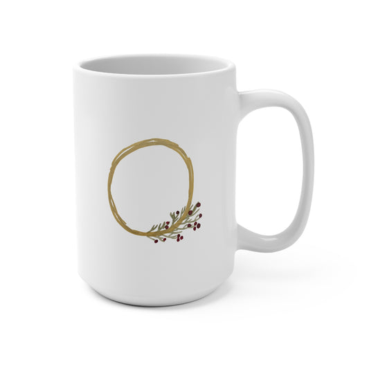 Christmas Wreath Ceramic Mug