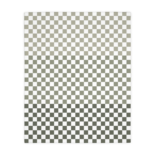 Velveteen Throw Blanket, Sage